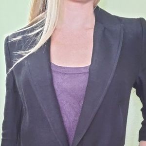 Simply Vera. Black one button blazer